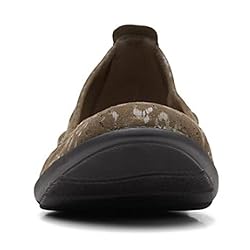 Clarks Women's Jenette Ease Ballet Flat, Olive