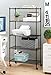 Whitmor Supreme 5-Tier Cart holds up to 1,000 lbs. Black