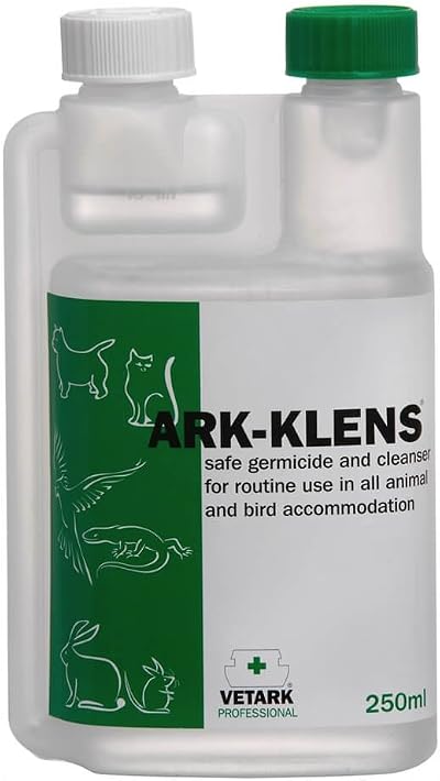Vetark Ark-Klens 250 ml Disinfectant for Cages Eggs Incubators