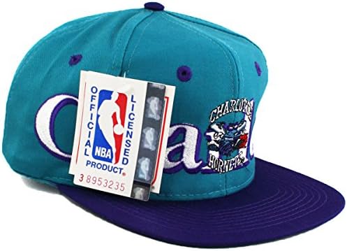 Vintage Charlotte Hornets Logo 7 Snapback Hat