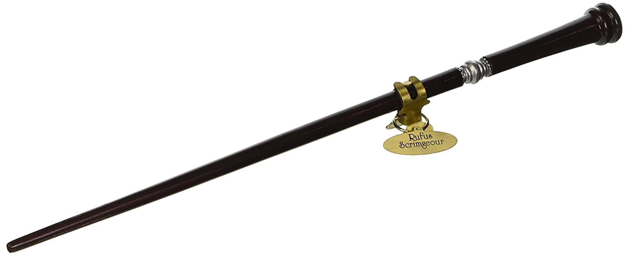 The Noble Collection - Rufus Scrimgeour Character Wand - 15in (38cm) Wizarding World Wand With Name Tag - Harry Potter Film Set Movie Props Wands