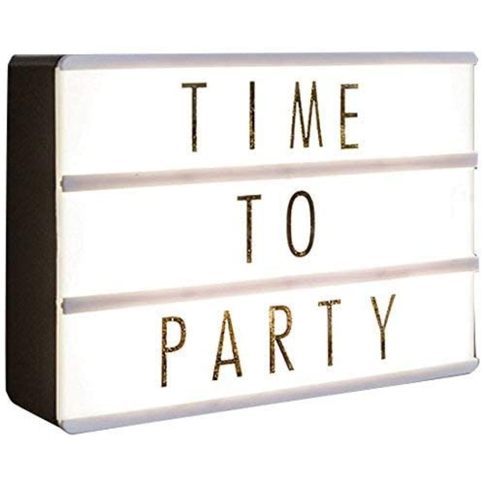 Thumbs Up! Retro Light Box, Plastic, White, Black, 16 x 11 x 5 cm