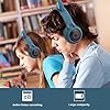 Usoun-Kids-Bluetooth-Headphones-Cat-Ear-LED-Light-Child-Wireless-Headphones-with-Microphone-FM-RadioTF-Card-Foldable-Bluetooth-Stereo-Over-Ear-kids-Headsets-for-Boys-Girls-Adults-blue Usoun Kids Bluetooth Headphones, Cat Ear LED Light Child Wireless Headphones with Microphone, FM Radio/TF Card, Foldable…