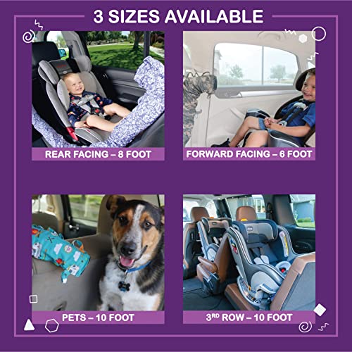 NOGGLE, 8ft - Kids Personal Air Conditioning System, Made in USA, Directs Cool Air to Children in The Backseat - Air Conditioning Vent Hose for Vehicles, Making The Back Seat Cool Again - Black