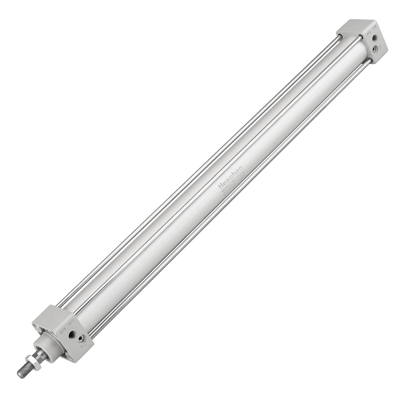 Heschen Pneumatic Standard Cylinder, SC 32-450, PT1/8'' Port, 32mm Bore, 450mm Stroke, Single Rod Double Action