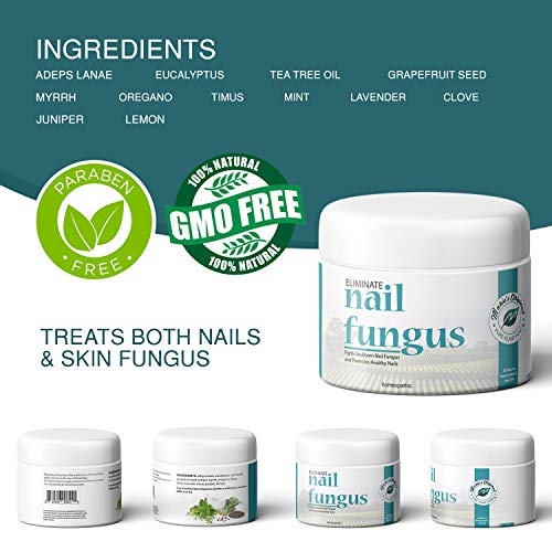 Marie's Original Nail & Toenail Fungus Cream - Natural Organic Handmade Antifungal Healing Ointment Topical Treatment - Essential Oil Herbal Remedy for Jock Itch, Ringworm, Yeast Infection - Thumbnail 2