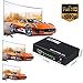 GOXMGO Hdmi Splitter 1 in 4 Out, 1x4 HDMI Splitter Audio Video Distributor Box Supports Full HD 1080P 4K/2K and 3D Resolutions Duplicate/Mirror Screen