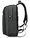 Tocode Travel Laptop Backpack, Business Anti Theft Laptops Backpack with USB Charging Port, Water Resistant College School Computer Bag for Women & Men Fits 15.6 inch Laptop - Black