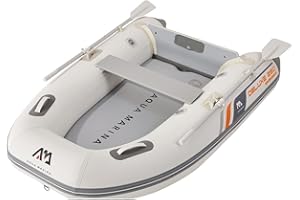 Aqua Marina Deluxe, U-Type Yacht Tender with DWF Air Deck, 2.5 Meter Length