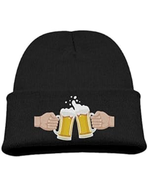 Beer Hops Cartoon children Beanie Slouchy Cap