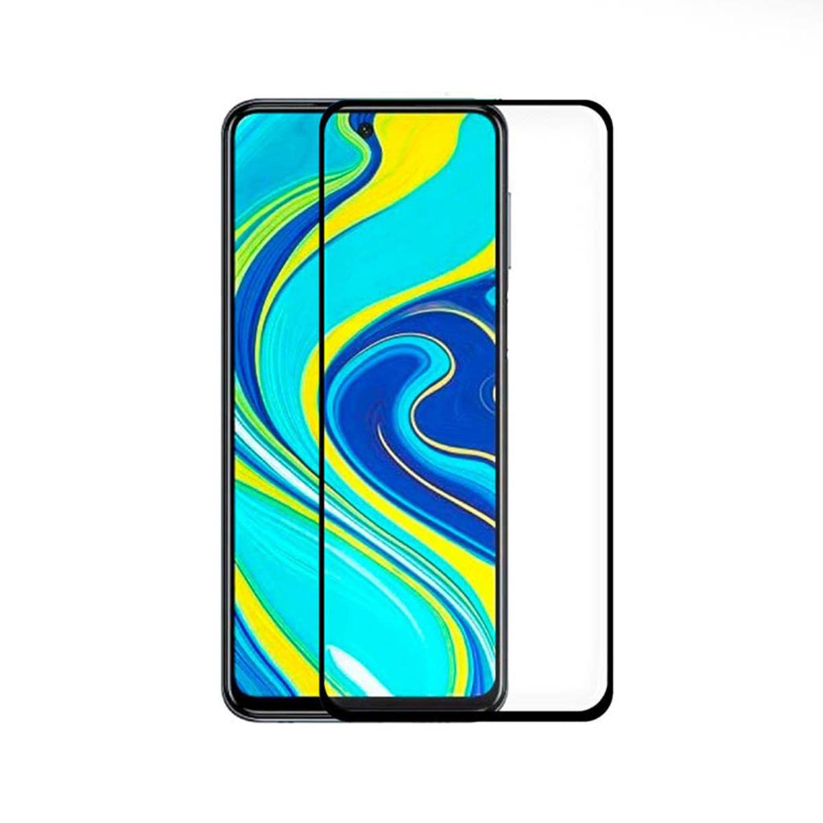 Cool Tempered Glass Screen Protector for Xiaomi Redmi Note 9S / Note 9 Pro (Full 3D Black)