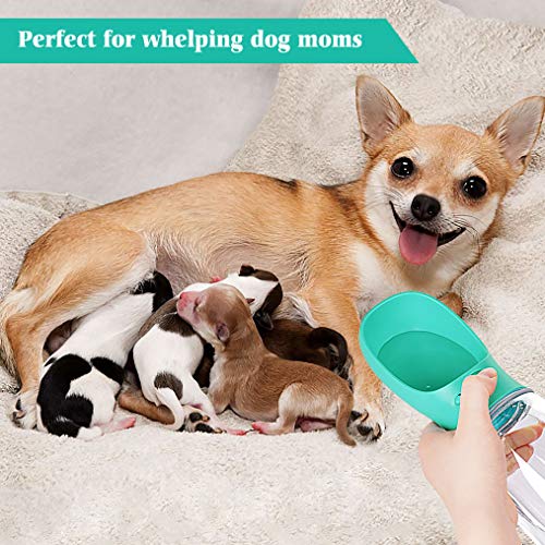Yicostar Dog Water Bottle, 12OZ-19OZ Portable Pet Water Bottle for Walking Leak Proof Puppy Dog Water Dispenser for… - Image 7