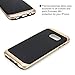 Samsung Galaxy S7 Edge Case, Torubia Premium TPU + PC Dual Layer Drop Protection Cover with Shock Absorption Bumper Anti-Skid Ultra Thin Lightweight Case for Samsung Galaxy S7 Edge - Golden