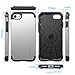 Luvvitt Ultra Armor Case for iPhone SE (2020) / iPhone 7 / iPhone 8 with Dual Layer Heavy Duty Protection and Air Bounce Technology for Apple - Silver