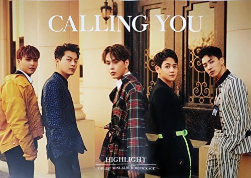 Aroud US Entertainment Highlight - Calling You (Repackage) [Type-B] Official Poster with Tube Case 23.2 x 16.5 inches