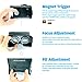 SUNNYPEAK Plastic Google Cardboard with 3D Virtual Reality Glasses & Adjustable Focal Distance for iPhone, Samsung, Nexus, HTC, Moto, LG Select Smartphones with QR Code (Black, with Magnet)