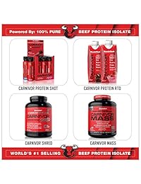 Musclemeds Carnivor Mass Chocolate Big Steer 1250 Cubo de 15 libras, 15 libras