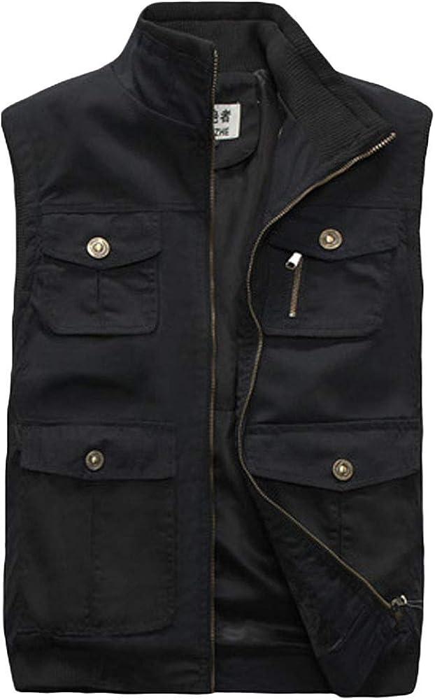 Uomo Tasche Gilet Sport Multitasche Senza Maniche Giubbino da Lavoro per  Reporter Caccia Fotografi Outdoor Vest Gilet Giacche e cappotti  amiralebsatte.com