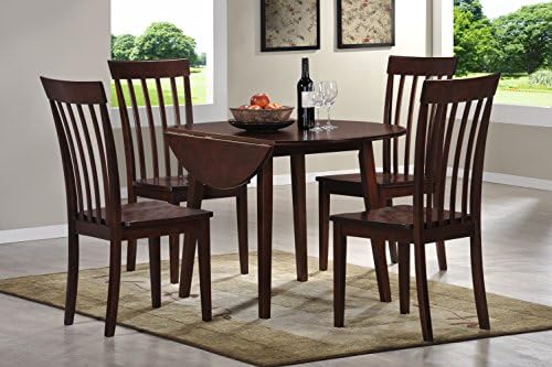 Holland House Pearington 5 Piece Drop Leaf Dining Set Cherry Finish