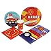 Firefighter Deluxe Party Supplies Pack (149 Pieces for 20 Guests) - Complete Tableware and Decorations Set - Fireman Party Plates and Napkins, Fire Truck Decorations for Boys, Blue Orchards