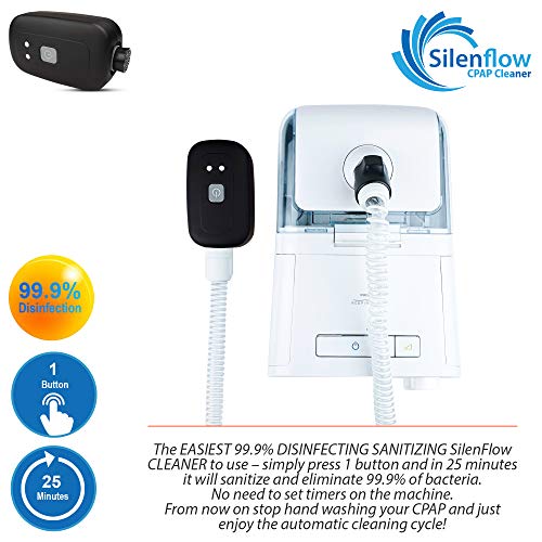 SilenFlow CPAP Cleaner and Sanitizer [Matte Black] Goodbye to Ozone