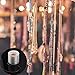 Luter 1mm Clear Bead Cord Crystal Elastic Stretchy Bracelet String for Jewelry Making Necklace Bracelet Beading Thread (328ft)