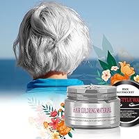 Bmk Silver Gray Color Hair Wax Temporary Silver Ash Wax Hairstyle