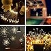 Fairy Firework String Lights Wire Lights,120 LED DIY 8 Modes Dimmable Lights with Remote Control, Waterproof Decorative Hanging Starburst Lights for Christmas, Home, Patio, Indoor Outdoor Decoration