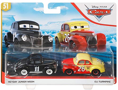 Disney/Pixar's Cars Diecasts Storytelling 2 Pack, 1: 55 Scale, Heyday Junior and Eli Turnpike