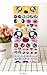 140Pcs DIY Make a Faces Stickers Foam 3D Puffy Sticker with Eyes, Glasses, Beard, Bow, Lip, Crown Make Your Own Self Adhesive Stickers Decals for Kids Girls Toys Gifts Scarpbooking Crafts Decorations