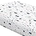 Carousel Designs Gray and Pink Baby Woodland Crib Sheet - Organic 100% Cotton Fitted Crib Sheet - Made in The USA