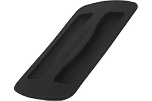 UPKOCH 2 Slice Silicone Toaster Cover, Dust Protection Lid for Bread Maker, Kitchen Appliance Top Cover, Non-Fingerprint Silicone for 2 Slice Toaster, Black Color