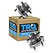 TRQ 2 Piece Rear Wheel Bearing & Hub Assembly Set Compatible with 2007-2015 Mazda CX-9
