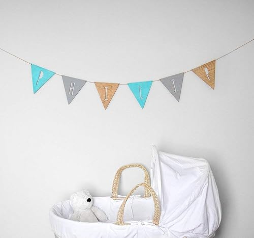 baby name bunting for nursery