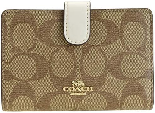 [コーチ] COACH 財布 折財布 二つ折り シグネチャー MEDIUM CORNER ZIP WALLET アウトレット [並行輸入品]