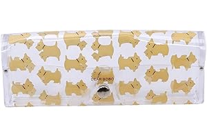 Transparent Glasses Case Cartoon Animals Clear Sunglasses Portable Storage Eyewear Box Protection Lovely Luggage Box Glasses 