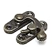 10pcs Antique Curved Buckle Horn Lock Clasp Hook,LIYUDL Jewelry Trinket Wooden Box Hasp Clasps Latch Hook Dark Bronze