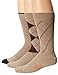 Dockers Men's 3 Pack Classics Metro Argyle Crew Socks