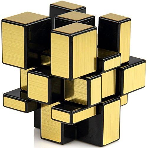 CH. R & S Toys Shengshou 3X3X3 Speed Golden Mirror Magic Cube - Golden