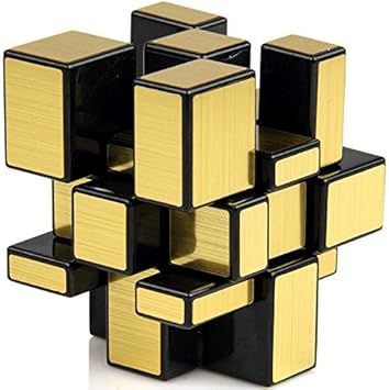 Rascals Shengshou 3X3X3 Speed Golden Mirror Magic Cube - Golden