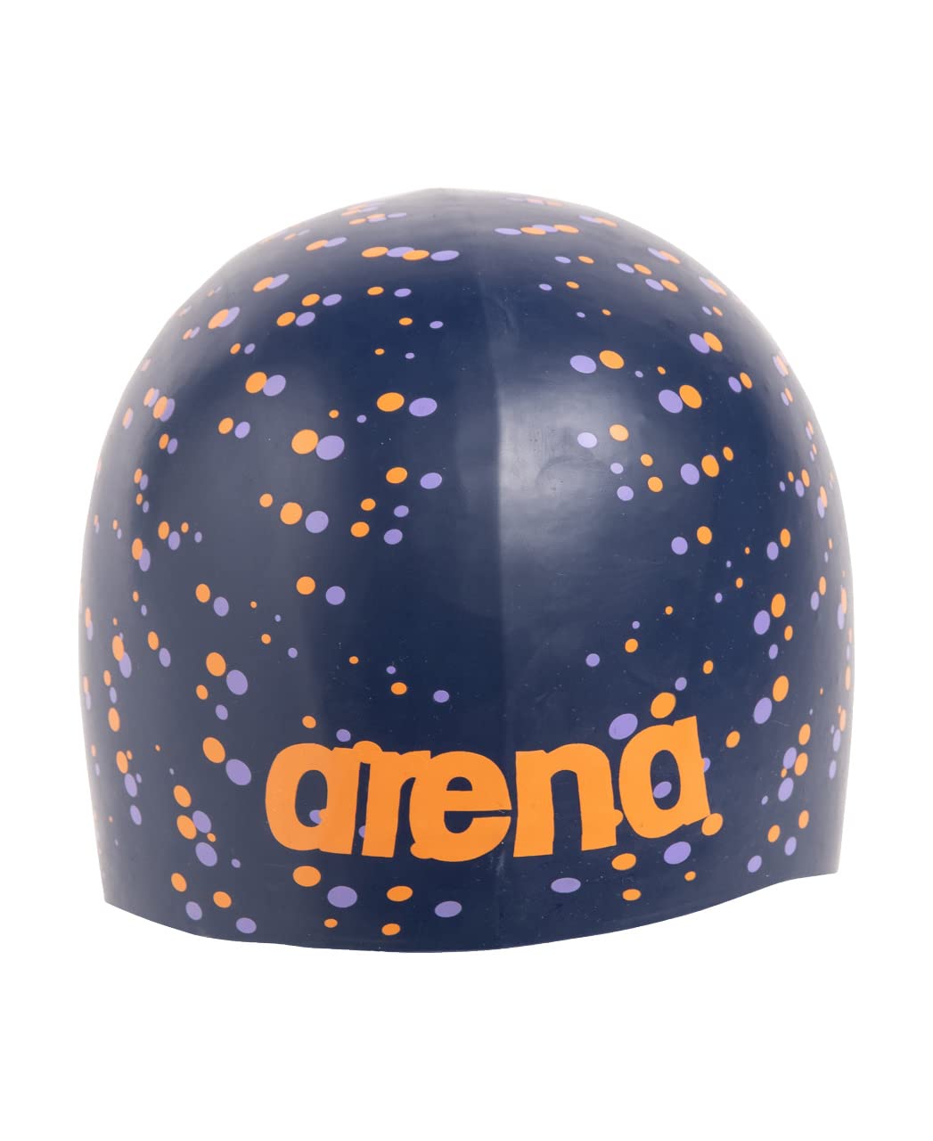 arena Unisex Adult Poolish Molded Swim Cap for Training and Racing, 100% Silicone, One Size, Dots