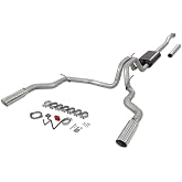 Flowmaster 818148 Force II Cat-Back Exhaust System Stainless Dual Exit Polished Tips