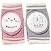 YoungVill Baby Crawling Knee Pads (2 Pairs)- Leg Protector for Toddler Boys and Girls - Pink and Grey