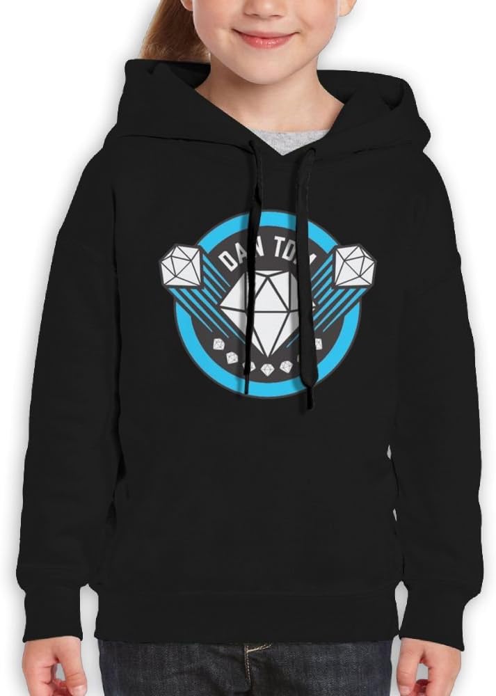 GUOZX Cool DANTDM Toddler Fashion Fleeces Black