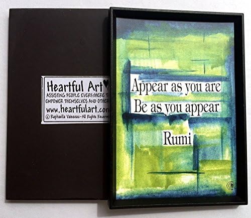 Appear as you are 2x3 Rumi magnet - Heartful Art by Raphaella Vaisseau