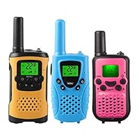 3 Pack Walkie Talkies for Kids, 2020 New Set Kids Walkie Talkies Up to 4 Mile with Clear Sound, Bring Your Kids Wonderful Adventure Games
