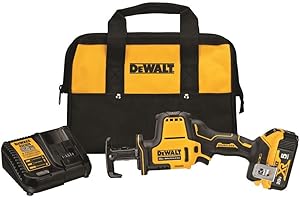 DEWALT DCS369P1 Atomic 20V Max* Cordless One-Handed Reciprocating Saw Kit