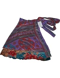 wevez de la dama Plus tamaño sari Magic Falda, Talla única), varios colores