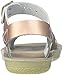 Salt Water Sandals by Hoy Shoe Sun-San Swimmer,Rose Gold,5 M US Toddler