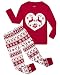 Girls Pajamas 100% Cotton Reindeer Toddler Clothes Kids Christmas Pjs Children Sleepwear Size 8